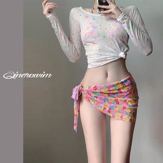 Korean ins summer internet celebrity style sexy small breasts beach seaside long sleeve shirt bikini swimsuit four-piece set
Korean ins summer internet celebrity style sexy small breasts beach seaside long sleeve shirt bikini swimsuit four-piece set