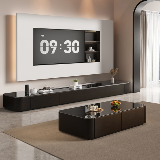 Coffee table living room home use 2025 new minimalist style coffee table table light luxury small apartment black floor-standing TV cabinet combination
Coffee table living room home use 2025 new minimalist style coffee table table light luxury small apartment black floor-standing TV cabinet combination