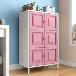 Household Storage Cabinet Balcony Storage Cabinet Wardrobe Bedroom Simple Assembly Drawer Cabinet Student Toy Backpack Cabinet Metal Cabinet Household Storage Cabinet Balcony Storage Cabinet Wardrobe Bedroom Simple Assembly Drawer Cabinet Student Toy Backpack Cabinet Metal Cabinet