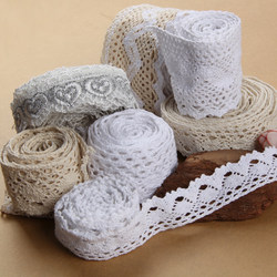 Lace Trim Accessories, High-End Hem Fabric, White Cotton Thread Tassels, Hollow Lace Trim, DIY Material Decorative Tape Lace Trim Accessories, High-End Hem Fabric, White Cotton Thread Tassels, Hollow Lace Trim, DIY Material Decorative Tape