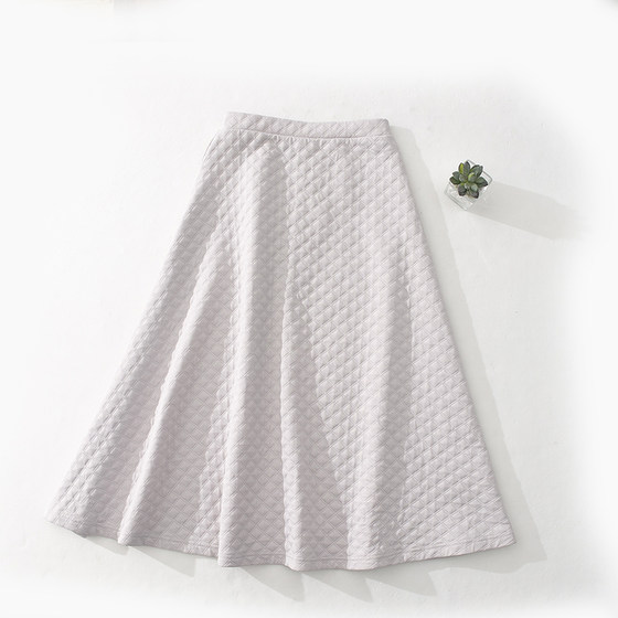D16-3 New spring and winter products for foreign trade women's loose temperament high-waist embossed skirt for women mid-length A-line skirt
D16-3 New spring and winter products for foreign trade women's loose temperament high-waist embossed skirt for women mid-length A-line skirt