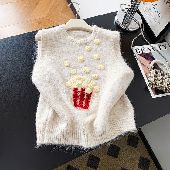 Huge recommendation! Popcorn embroidered round neck soft and glutinous layered knitted vest for women 2025 autumn vest versatile sweater
Huge recommendation! Popcorn embroidered round neck soft and glutinous layered knitted vest for women 2025 autumn vest versatile sweater