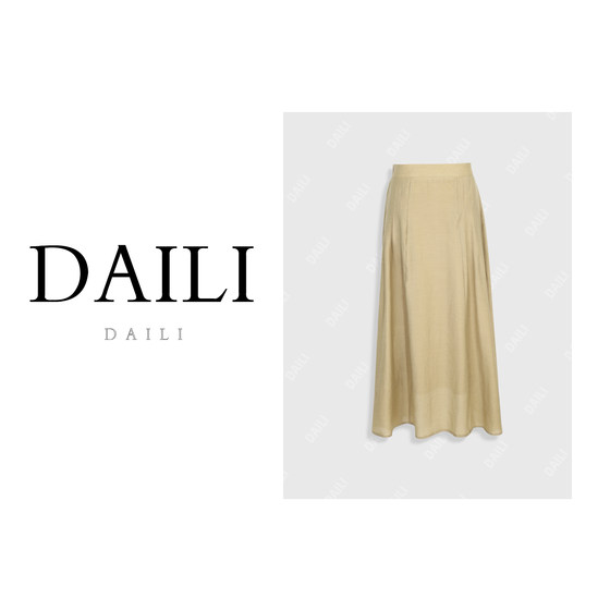Deli's new fashionable waist-closing and slim temperament casual skirt for women DL2504049
Deli's new fashionable waist-closing and slim temperament casual skirt for women DL2504049