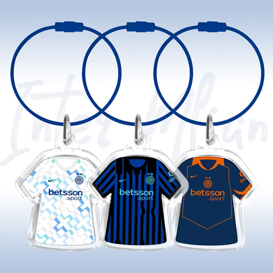 Inter Milan Lautarozanetti Ronaldo jersey keychain acrylic creative pendant football peripheral
Inter Milan Lautarozanetti Ronaldo jersey keychain acrylic creative pendant football peripheral