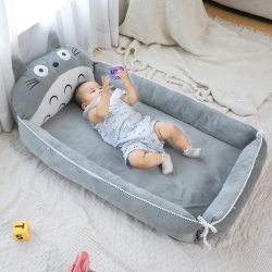 Baby Crib-In-Bed, Extra-Large Bionic Bb Bed, Portable Foldable Anti-Pressure Bed for Newborns, Children's Bed Baby Crib-In-Bed, Extra-Large Bionic Bb Bed, Portable Foldable Anti-Pressure Bed for Newborns, Children's Bed
