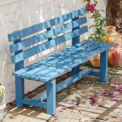 Anticorrosive Wood Outdoor Solid Wood Bench with Backrest, Leisure Park Bench, Outdoor Courtyard Waterproof and Sun-Proof Open-Air Bench Anticorrosive Wood Outdoor Solid Wood Bench with Backrest, Leisure Park Bench, Outdoor Courtyard Waterproof and Sun-Proof Open-Air Bench