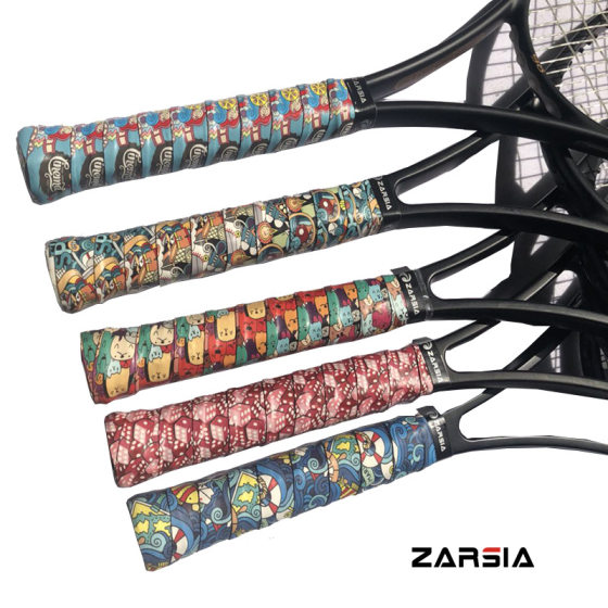 ZARSIA's new frosted printed sweat-absorbent band, colorful net badminton racket glue, dry anti-slip anti-sweat band 3cm 
ZARSIA's new frosted printed sweat-absorbent band, colorful net badminton racket glue, dry anti-slip anti-sweat band 3cm