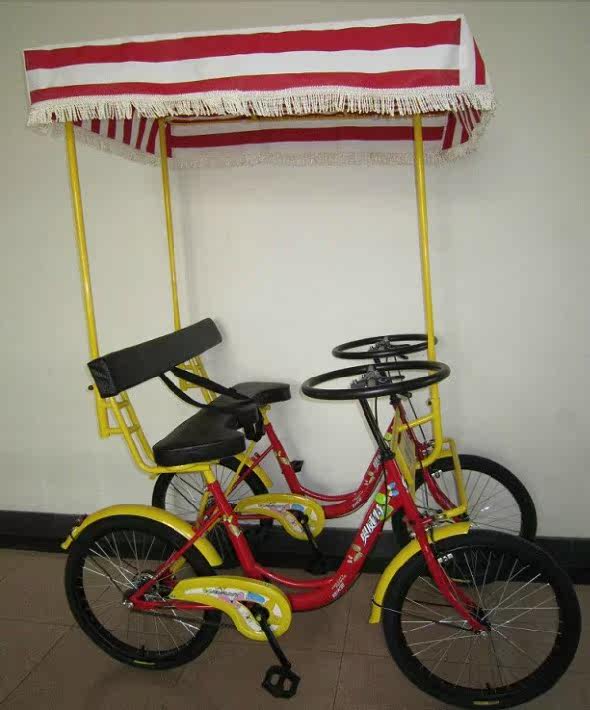 Двухместный / трехместный велосипед О'Витт таунхаус двойной автомобиль/двойной велосипед/бок о бок двойной автомобиль/квадроцикл/осмотр достопримечательностей на велосипеде