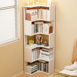 Bookshelf Floor-Standing Storage Rack Integrated Wall-Mounted Corner Cabinet Children's Storage Simple Living Room Bedroom Simple Multi-Layer Bookcase Bookshelf Floor-Standing Storage Rack Integrated Wall-Mounted Corner Cabinet Children's Storage Simple Living Room Bedroom Simple Multi-Layer Bookcase
