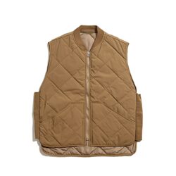 Japanese retro diamond checkered cotton vest winter Japanese retro diamond checkered cotton vest winter