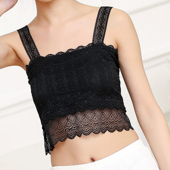 Summer white girl bottoming anti -free light lace wrapped tube top underwear sexy beautiful back short suspender vest female
Summer white girl bottoming anti -free light lace wrapped tube top underwear sexy beautiful back short suspender vest female