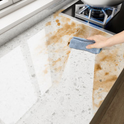 Kitchen Countertop Protective Film Pad, Thickened Oil-Proof Sticker, Special High-Temperature Resistant Transparent Film for Marble and Quartz Countertops Kitchen Countertop Protective Film Pad, Thickened Oil-Proof Sticker, Special High-Temperature Resistant Transparent Film for Marble and Quartz Countertops