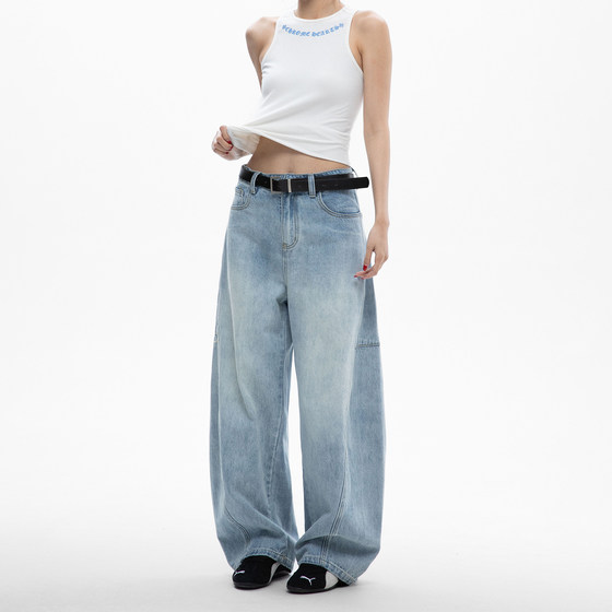 American high street cleanfit wide-leg jeans 2025 summer new retro loose straight scimitar trousers
American high street cleanfit wide-leg jeans 2025 summer new retro loose straight scimitar trousers