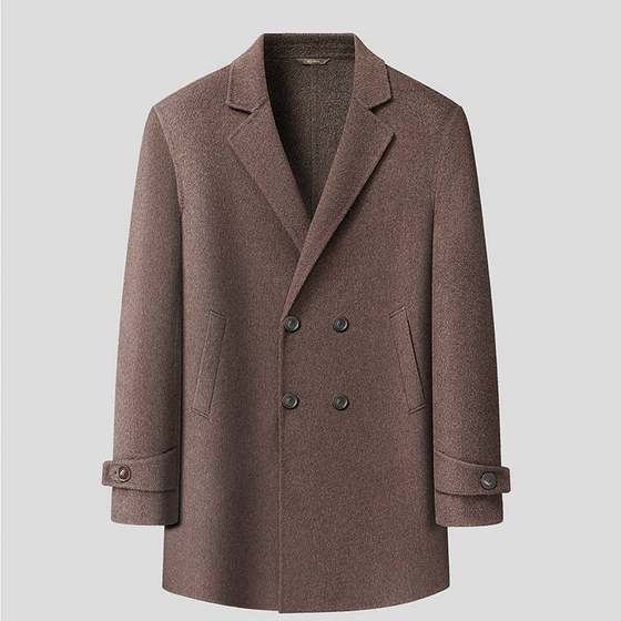 Official authentic 2025 autumn and winter new men's plus-weight plus-size mid-length double-breasted suit collar double-sided
Official authentic 2025 autumn and winter new men's plus-weight plus-size mid-length double-breasted suit collar double-sided