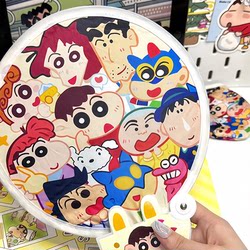 Summer Fan Crayon Shin-Chan Reflective Board Photo Prop Foldable Portable Cartoon Cute Folding Fan Round Fan Summer Fan Crayon Shin-Chan Reflective Board Photo Prop Foldable Portable Cartoon Cute Folding Fan Round Fan