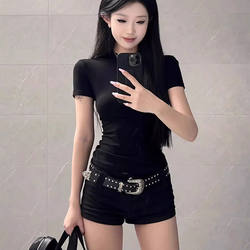 Y2K Belt for Women, Unique Design, American Retro Style, Decorative Belt with Studs and Carvings, Suitable for Pairing with Skirts, Trendy and Edgy Y2K Belt for Women, Unique Design, American Retro Style, Decorative Belt with Studs and Carvings, Suitable for Pairing with Skirts, Trendy and Edgy