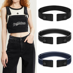 Lazy Belt for Women 2025 Elastic Stretch Jeans Military Training Belt Invisible Belt Elastic Waist Cincher Lazy Belt for Women 2025 Elastic Stretch Jeans Military Training Belt Invisible Belt Elastic Waist Cincher