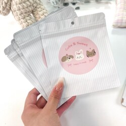 Original Cat and Rabbit Self-Sealing Gift Bags, Cultural and Creative Product Packaging Storage Bags, Upright Bags, Candy Packaging Bags Original Cat and Rabbit Self-Sealing Gift Bags, Cultural and Creative Product Packaging Storage Bags, Upright Bags, Candy Packaging Bags