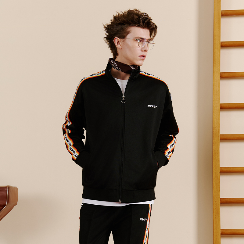 Nerdy Purple Polyester Jacket & Tracksuit - Fall 2020