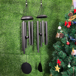 Foreign Trade Music Wind Chimes Hanging Ornaments Metal Aluminum Tube Creative Indoor Decoration Pendant Christmas Birthday Gift Gift Box Foreign Trade Music Wind Chimes Hanging Ornaments Metal Aluminum Tube Creative Indoor Decoration Pendant Christmas Birthday Gift Gift Box