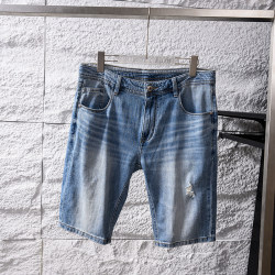 Fried Chicken Leak Fitted Casual Denim Shorts Fried Chicken Leak Fitted Casual Denim Shorts