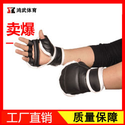 Half finger boxing gloves, palm breathable Taekwondo five-finger gloves, sandbags, finger-exposed fist gloves, adult boxing gloves Half finger boxing gloves, palm breathable Taekwondo five-finger gloves, sandbags, finger-exposed fist gloves, adult boxing gloves