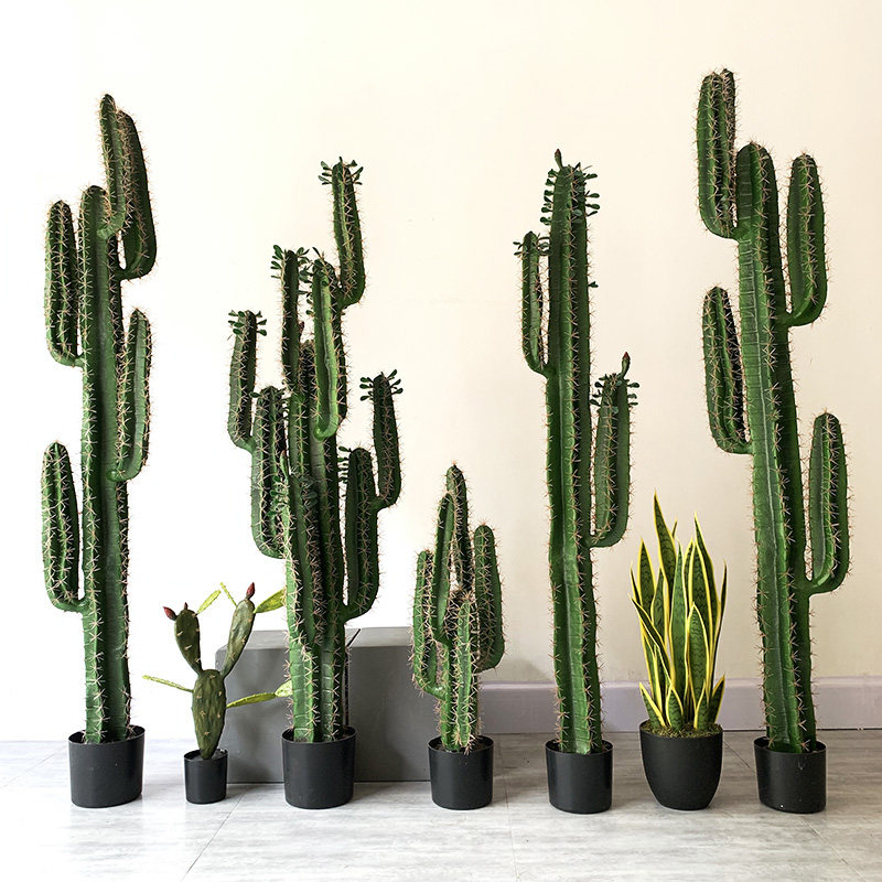 Large Nordic Artificial Cactus - Green Plant Ornament