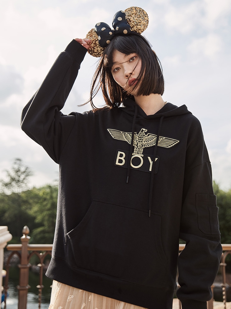 BOY LONDON 翅膀印花连帽卫衣 BOY LONDON 翅膀印花连帽卫衣