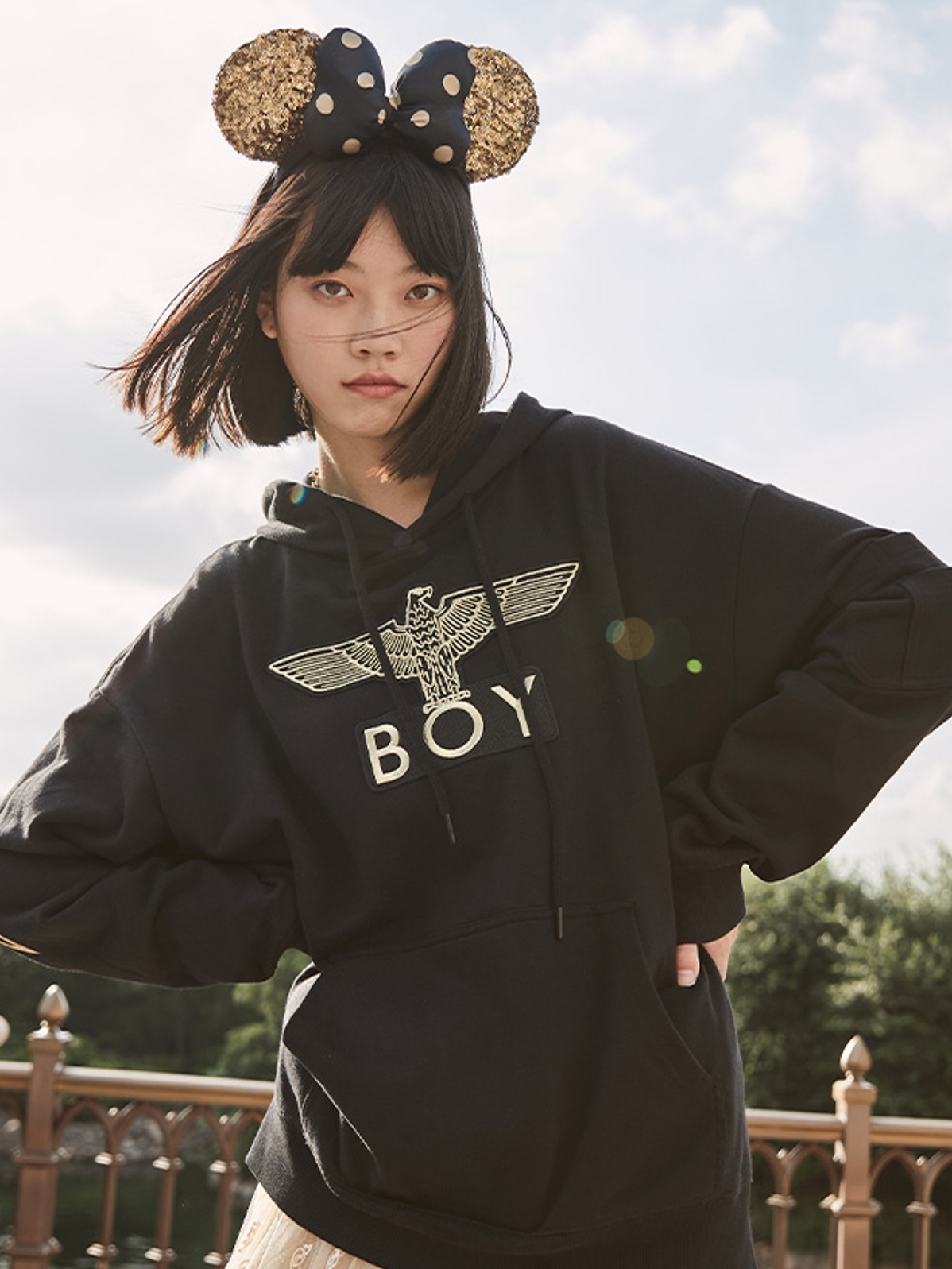 BOY LONDON 翅膀印花连帽卫衣 BOY LONDON 翅膀印花连帽卫衣