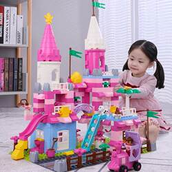 Large building blocks assembled toy princess castle Large building blocks assembled toy princess castle
