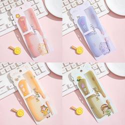 Medium-tooth comb for girls braiding hair, cute baby, portable, fall-resistant, durable, kindergarten children, plastic new product, practical Medium-tooth comb for girls braiding hair, cute baby, portable, fall-resistant, durable, kindergarten children, plastic new product, practical