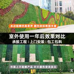 New direct selling sun protection green plant wall plant wall landscaping decoration outdoor flame retardant plastic artificial simulation plant back New direct selling sun protection green plant wall plant wall landscaping decoration outdoor flame retardant plastic artificial simulation plant back
