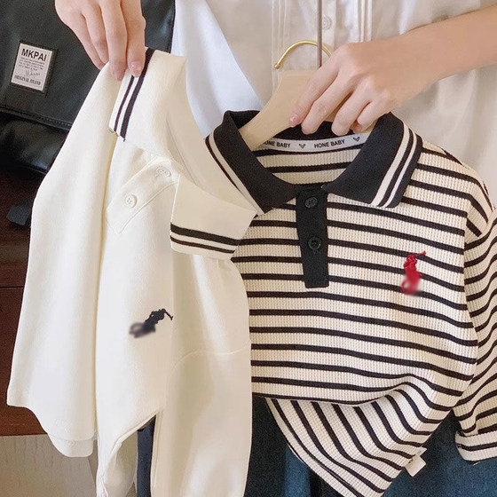 Children's sweatshirt 2025 new mid-to-large children's clothes casual boy long-sleeved base boy Polo collar top spring and autumn
Children's sweatshirt 2025 new mid-to-large children's clothes casual boy long-sleeved base boy Polo collar top spring and autumn