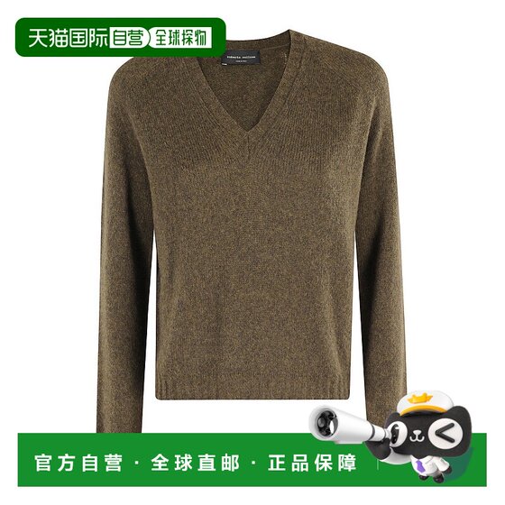 Self-operated roberto collina long-sleeved V-neck sweater-green American outlet straight hair
Self-operated roberto collina long-sleeved V-neck sweater-green American outlet straight hair