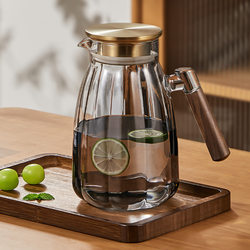 Large-Capacity Cold Water Pitcher, Household Water Cup, Cold Water Pitcher Set, High-Temperature Resistant Glass Pitcher, High Aesthetic Value, Thickened Boiling Water Teapot Large-Capacity Cold Water Pitcher, Household Water Cup, Cold Water Pitcher Set, High-Temperature Resistant Glass Pitcher, High Aesthetic Value, Thickened Boiling Water Teapot