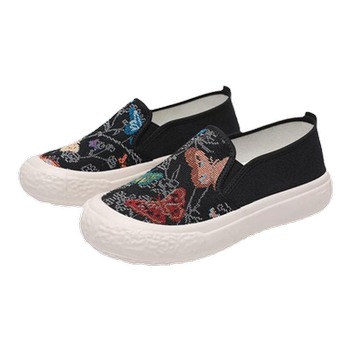 Slip-on slip-on shoes, casual breathable canvas shoes Slip-on slip-on shoes, casual breathable canvas shoes