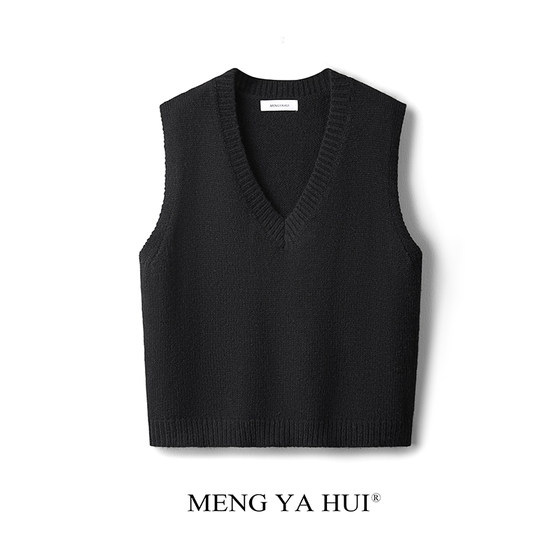 Sweater vest for women loose outer wear 2025 autumn and winter layered V-neck Korean version versatile black knitted vest and fur waistcoat
Sweater vest for women loose outer wear 2025 autumn and winter layered V-neck Korean version versatile black knitted vest and fur waistcoat