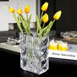 Light Luxury Thickened Vase Ornament for Hydroponic Flowers, Lilies, Glass Transparent Ins-Style Living Room Dining Table Decoration Light Luxury Thickened Vase Ornament for Hydroponic Flowers, Lilies, Glass Transparent Ins-Style Living Room Dining Table Decoration