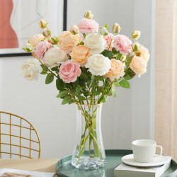 Peony Artificial Flowers Silk Flowers Indoor Fake Flowers Dried Flowers Rose Bouquet Table Flowers Decoration Living Room Decorative Flowers Peony Artificial Flowers Silk Flowers Indoor Fake Flowers Dried Flowers Rose Bouquet Table Flowers Decoration Living Room Decorative Flowers