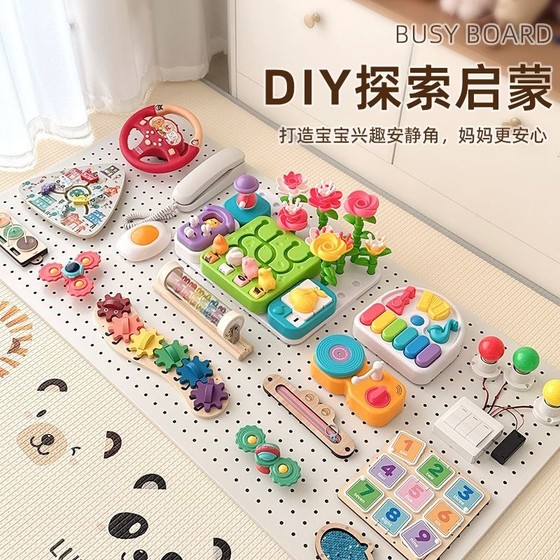 Baby toys busy board hole board DIY accessories fence Montessori early education children felt board cut
Baby toys busy board hole board DIY accessories fence Montessori early education children felt board cut