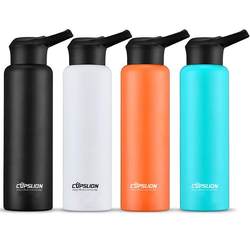 Men's and women's portable large-capacity straight cup outdoor sports water bottle stainless steel thermos cup Christmas water cup customization Men's and women's portable large-capacity straight cup outdoor sports water bottle stainless steel thermos cup Christmas water cup customization