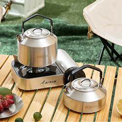 Outdoor stainless steel kettle picnic camping cooker foldable camping tea kettle portable kettle Outdoor stainless steel kettle picnic camping cooker foldable camping tea kettle portable kettle
