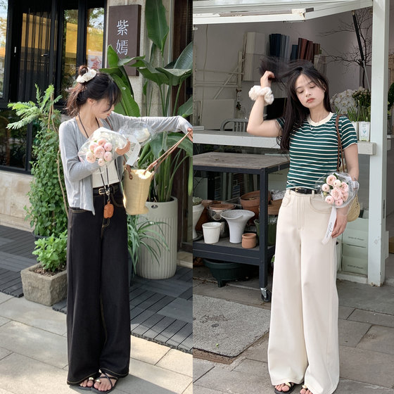 PERRY homemade small man with two colors high waist slim loose and narrow version white jeans small size 150xxs
PERRY homemade small man with two colors high waist slim loose and narrow version white jeans small size 150xxs