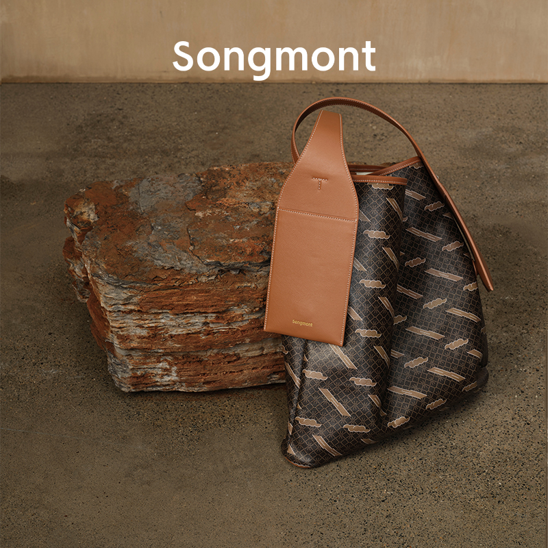 Songmont Old Flower トートバッグ - 大容量ショルダーバッグ