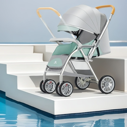 Sitable and Reclining Baby Stroller, Ultra-Light, Portable, Foldable, Simple Four-Wheel Stroller, Newborn Baby Stroller Sitable and Reclining Baby Stroller, Ultra-Light, Portable, Foldable, Simple Four-Wheel Stroller, Newborn Baby Stroller