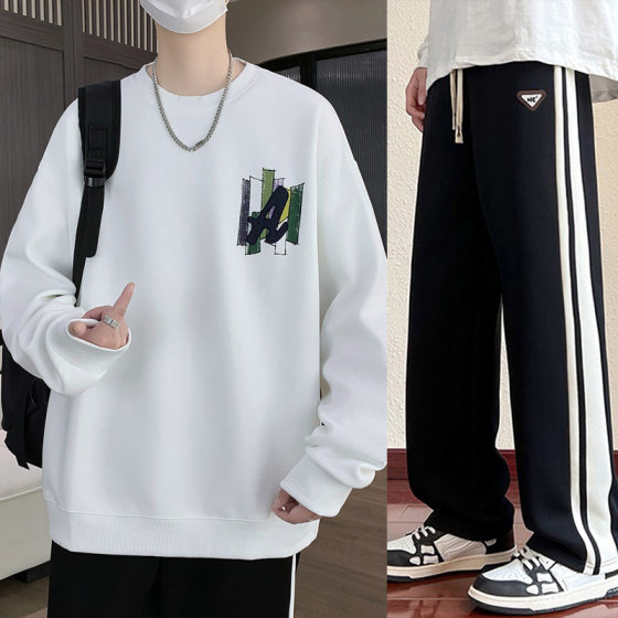 Niketon Men's Round Neck Sweatshirt Set 2025 Autumn New Men's Fashion and Casual Trends
Niketon Men's Round Neck Sweatshirt Set 2025 Autumn New Men's Fashion and Casual Trends