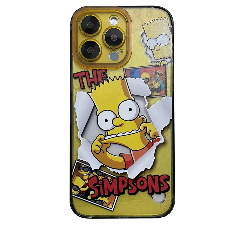 The Simpsons Cartoon New Bart Simpson Selfie 15, 14, 13, 12 iPhone Case
