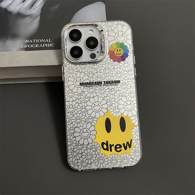 Drew Kaikai Kiki Flower New Electroplated 15, 14, 13, 12 iPhone Case