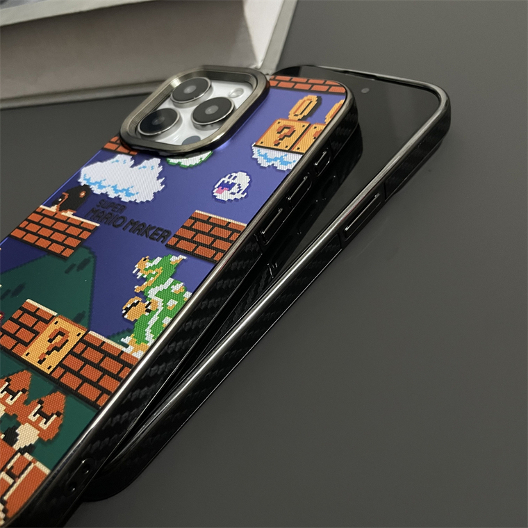 Super Mario Nintendo Electroplated 15, 14, 13, 12, 11 iPhone Case