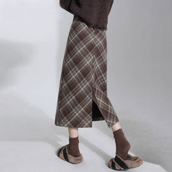 LaChapelle A-line slit midi skirt 
LaChapelle A-line slit midi skirt